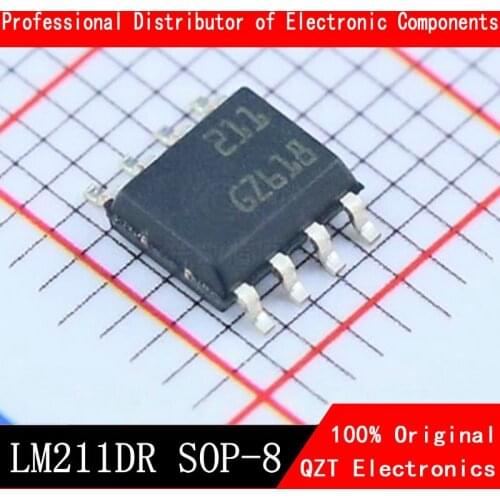 10pcs LM211DR SOP-8 LM211 SOP8 LM211D SOP 211DR new and original IC