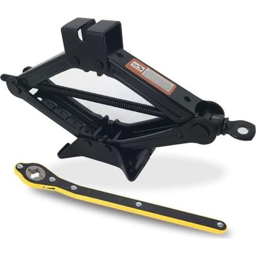 2 Ton Folding Car Jack Manual Automobile Tire Repair Tool Economical Portable Emergency Vehicle Lifting Equipment