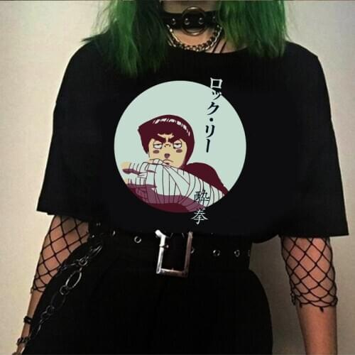 2020 Rock Lee Drunken Fist Colorful Paint Splatters and Dripssummer Men Funny Anime Short-sleeved T-Shirt