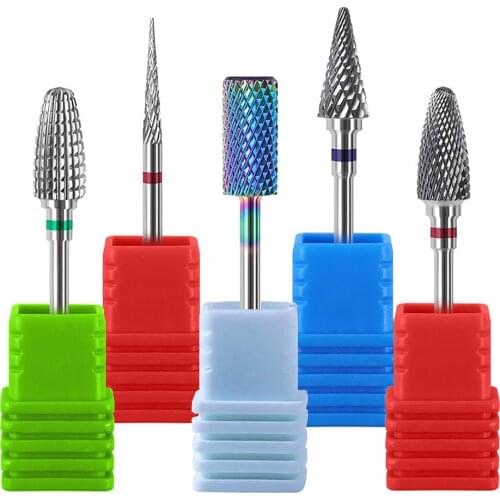 33 Style 1pc Milling Cutter Manicure Drill Bits Tungsten Carbide Nail Drill Bit Remove Skin Burr Rotary Electric Manicure Tools