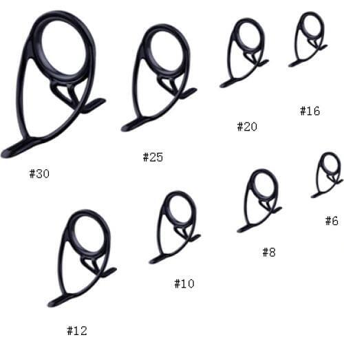 80pcs RB Series Guide Kit Casting Rod / Spinning rod Repair guide/ Double Foot 80pcs