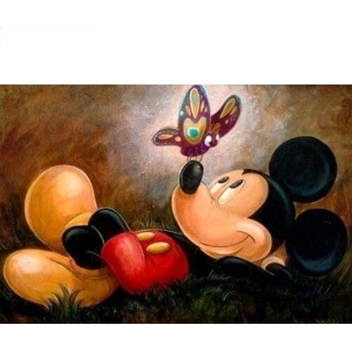 Full Square/Round Drill 5D DIY Diamond Painting "Disney Mickey Mouse" 3D Embroidery Cross Stitch Mosaic Rhinestone Home Decor