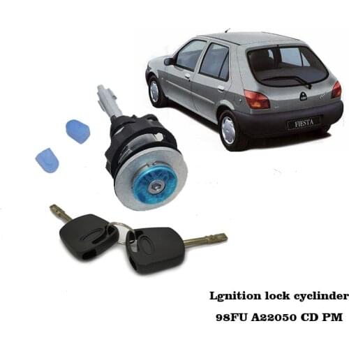 Car key lock ignition lock cyclinder FOR FORD FIESTA STREET G1 96-06 Automotive ignition cylinder with key 98FU A22050 CD PM