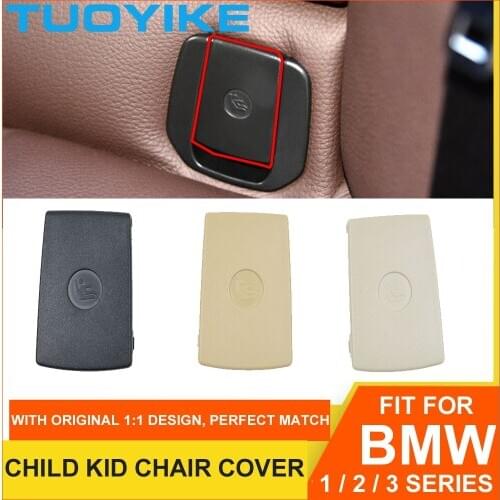 Car Rear Child Kid Chair Seat Cover Anchor Safety ISOFix Trim For BMW 1 2 3 series X1 E81 E84 E87 F20 F21 F22 F30 F35 F80 F87