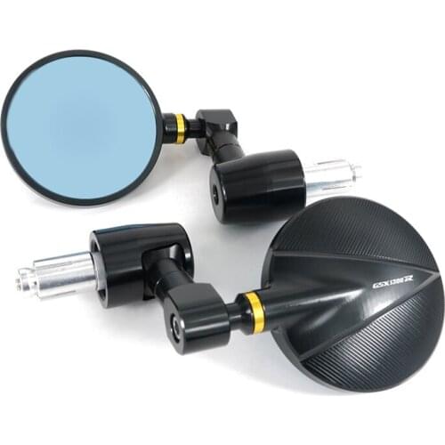 For SUZUKI GSX1300R Hayabusa 1999 2000 2001 2002 2003 2004 2005 2006 2007 Motorcycle Rear View Side Mirror Handle Bar End Mirror