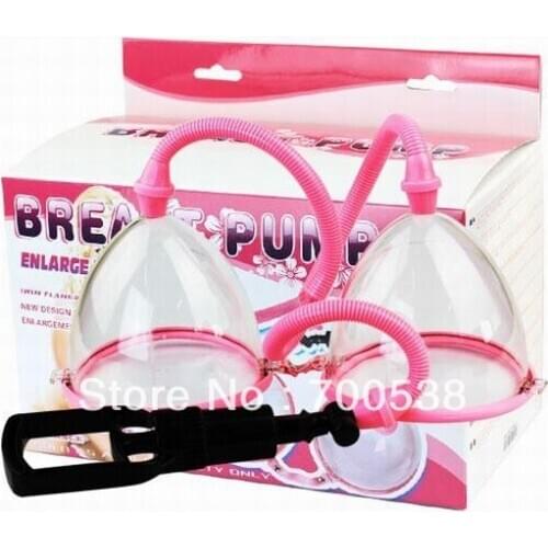 Dual cups breast enlargment breast pumps,two flanged cups for superior suction to enlarge breasts Drop shipping