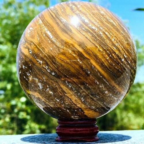 1.2 LBS rare natural Marine jasper quartz ball crystal ball healing