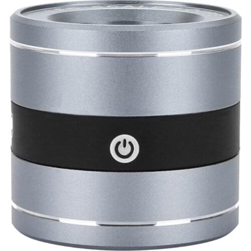 10X Full Metal Magnifying Glass USB Charging Lens Loupe Magnifier With Scale Mini Magnifier Handheld Coin Stamps Jewelry Loup