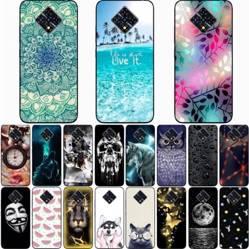 For Infinix Zero 8i Case Fashion Silicone Soft TPU Cute Back Cases for Infinix Zero 8 X687 Phone Cover Funda Coque