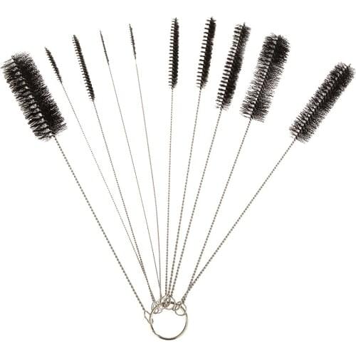 Pack of 10Pcs Needle Airbrush Spray Nozzle Tattoo Cleaning Brush