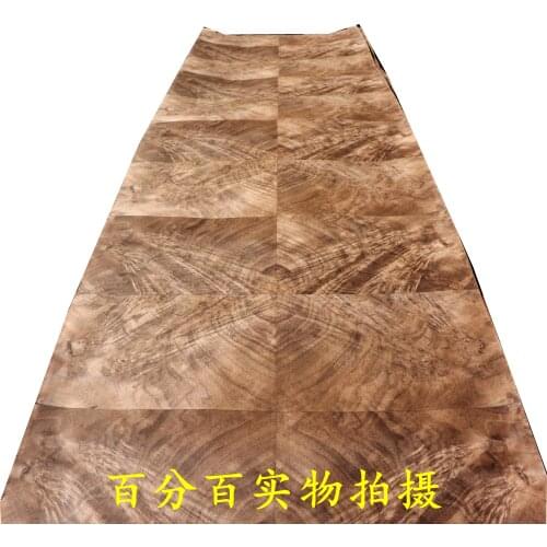 Natural Genuine Black Walnut Knot Knotty Wood Veneer Burl 60x250cm