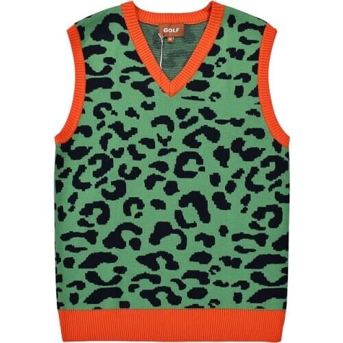 New 2021 men Luxury golf Flower Le Fleur Tyler The Creator Knit Casual Sweaters Vest sleeveless Asian Plug Size High Drake #M15