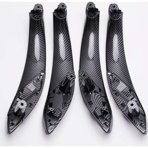 Durable carbon fiber protecter car accessories interior door handle parts for bmw f30 f31 f33 replacement