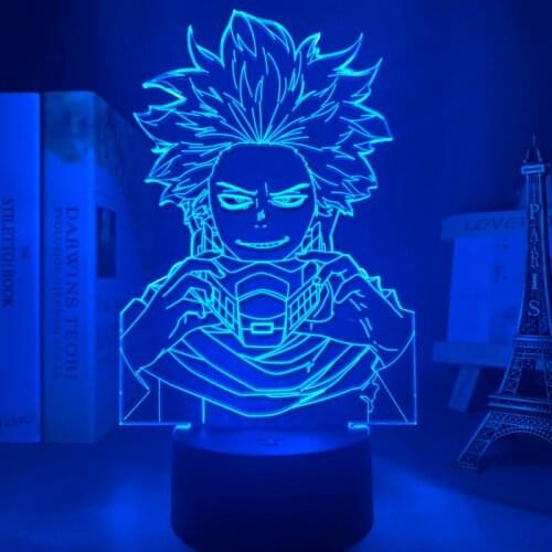 Anime My Hero Academia Led Night Light Hitoshi Shinso Lamp for Room Deco Birthday Gift Hitoshi Shinso Light My Hero Academia