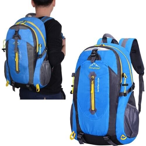 40L Ultralight Sport Hiking Backpack Basketball Shoulder Bag Backpack Camping Athletes Backpack Gym Flatpack Tramping Chest Pack