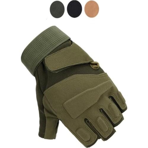 Military Tactical Gloves Half Finger Mens Mechanic Gloves Navy Seals Delta Force Army Gloves Airsoft Cycling Gloves Equipment