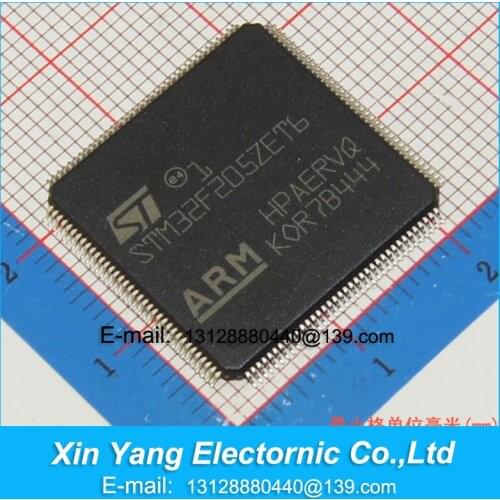 100% NEW ORIGINAL STM32F205ZET6 STM32F205 QFP Free shipping
