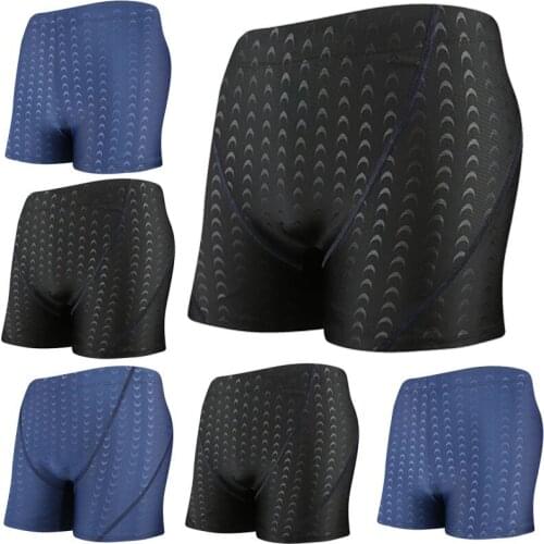 2021 New Fashion Mens Swimming Trunks Quick-drying Breathable Swimming Shorts Boxer Plus Size Hot Spring Mens Swimsuit