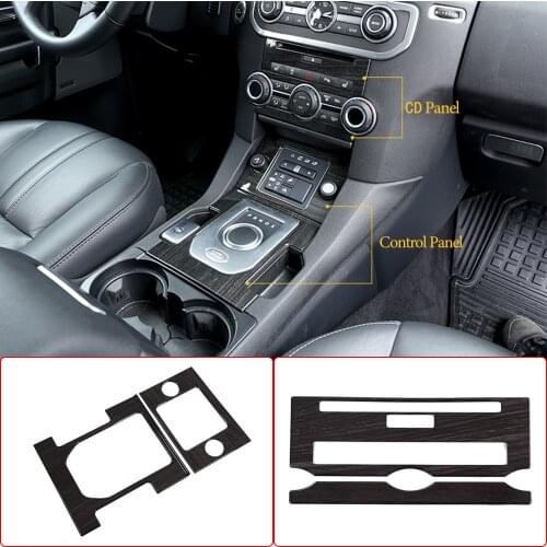 3 Colors For Land Rover Discovery 4 LR4 2010-2016 Car-Styling Center Console Gear Shift Frame Cover Trim,Interior Accessories