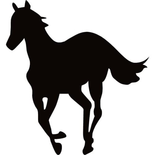 40712# Die-Cut Vinyl Decal Pony Running Car Sticker Waterproof Auto Decors on Car Body Bumper Rear Window