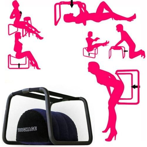 BDSM Bondage Adult Games Sex Furniture Chair Sofa With Soft Inflatable Pillow Sexy Aid Position Cushion Erotic Toys For Women