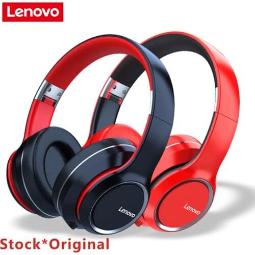 Lenovo HD200 Bluetooth Headset Wireless Foldable Computer Headphone Noise Cancelling Sports Running Stereo Gaming Headset