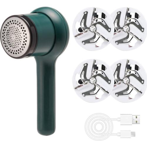 Electric Lint Remover Portable Clothes Sweater Curtains Fuzz Fabric Shaver USB Rechargeable Pill Remover Lint Pellet Cut Machine
