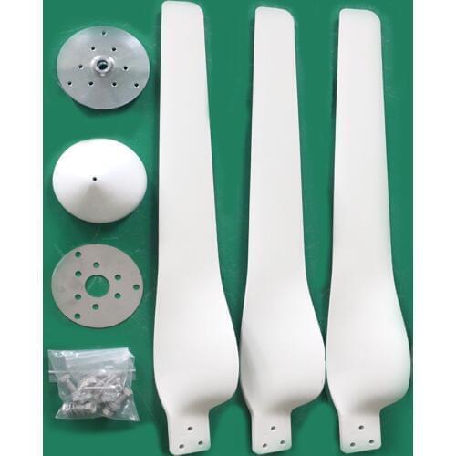 FLTXNY New Shape Blades for horizontal wind turbine, 500w 600w 800w 1000w wind generator accessories DIY blades Factory Sell