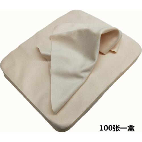 Good quality Lens Clothes Eyeglasses Cleaning Cloth for CCTV camera lens 100pcs lot size 14.5*17.5cm