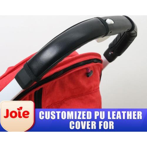 Custom Baby Stroller Handle Bar Cover Pu Protective Case for Joie Aire Chrome Pact Litetrax Mirus Tourist Strollers Accessories