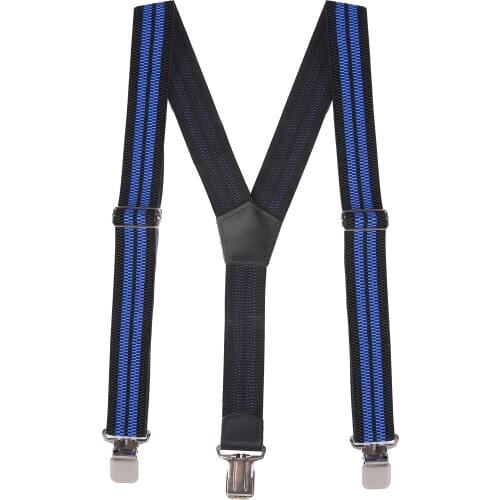 Fashion Hot sale Corn ribbon style Mens suspenders Big clips braces suspender for logger work suspenders подтяжки мужски