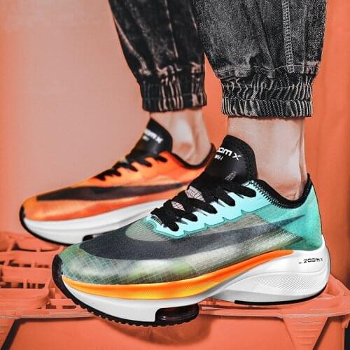 Zoomx Alphafly Mens Sneakers Non-Slip Knit Cozy Unisex Men Shoes Half Palm Air Cushion Walking Marathon Tenis Next Flyease 47