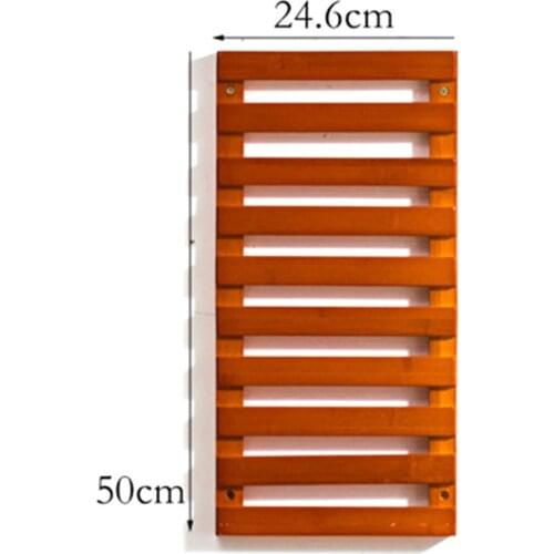 Wall Mount Wood Plant Stand Indoor Plant Flower Pot Stand Plant Display Rack Holder Shelf For Livingroom Office Bedroom