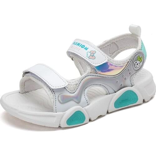 2021 New Summer Fashion Girl Beach Shoes Student Shoes Children Soft Sole Soft Sole Shoes Boy Shoes