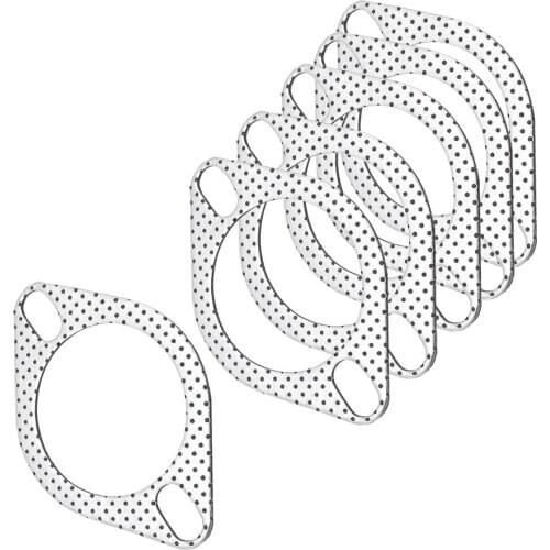 Car Engine Exhaust Gasket/ 2.5 inch=63mm Universal Exhaust Pipe Gasket with two holes