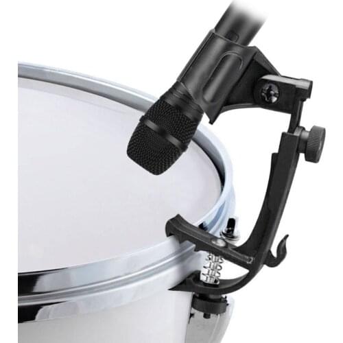 PXPF Adjustable Microphone Clips on Drum Rim Anti-shock Mount Clamp Stand Holder Tool