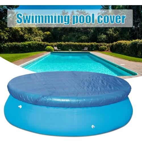 Cloth Pool Cover Inflatable Pool Dust Cover Poncho Protector Outdoor Dustproof Rainproof Pool Protection E7