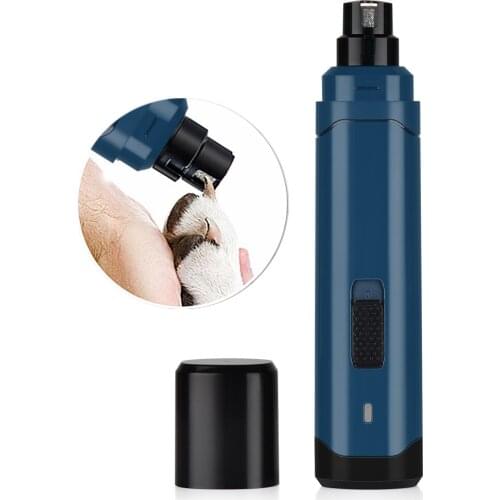 USB Rechargeable Dog Nail Grinder Electric Dog Nail Clippers Painless Cat claws Pet Nail Cutter For Dogs Clipper Grooming Trimme