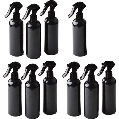 10Pcs Multifunctional 300ML Plastic Spray Bottle Trigger Sprayer Essential Oil Perfume Container Portable