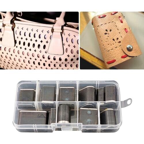 39 in1 Shape Style Hole Hollow Cutter Punch Leather Craft DIY Tool Set Handmade