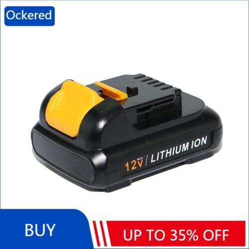 Ockered 12V 3000mah Rechargeable Battery Is Suitable for Dewalt DCB120 DCB125 Lithium Battery Pack Power Tool Accessories