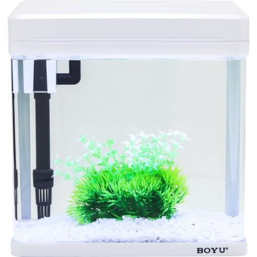 Aquarium Aquarium Small Mini Desktop Ecological Landscape Ornamental Fish Free Water Goldfish Tank Home Living Room Aquarium
