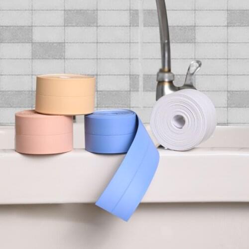 Anti-Fouling Toilet edge PVC Waterproof Sticker Beautiful Seam Edging Decorative Sink Line Sticker Bathtub Bottom Water Retainin