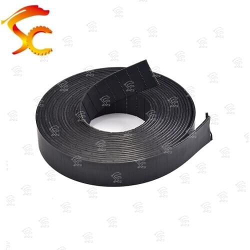 Free shipping high quality P2 Flat belt P2-20 Width 20mm thickness 2mm Color Black polyurethane with Steel core 20meters/pack