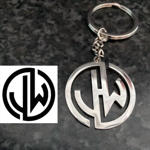 Customized Any Logo Keychain For Women Men BFF Jewelry Stainless Steel Custom Name Letter Key Chain Pendant Keyring Accessories