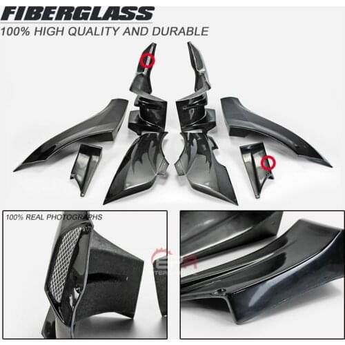 Suit For Lancer Mitsubishi Evo 10 Wing God Varis2 Resin Leaf and Rear Fender Sand Plate