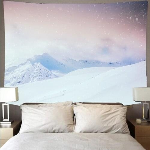 Nature Four Seasons Ins Mountain Forest Amber Tapestry Wall Blanket Background Cloth Beach Towels Home bedroom decoration