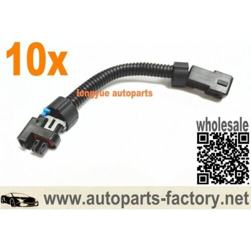 Longyue 10pcs LQ4, LQ9 4.8 5.3 6.0 for Delphi Injectors to LS1 LS6 LT1 EV1 Wire Harness Adapters