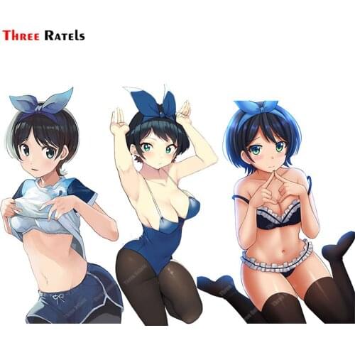 Three Ratels A659 Sarashina Ruka Kanojo Okarishimasu Wearing Lingerie State Decal Suitable For Bedroom Wall Decor Sticker