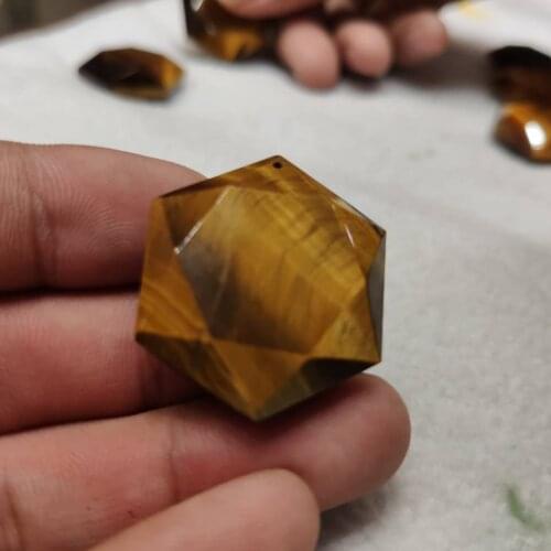 Natural yellow tiger eye stone Pendant Crystal Jewelry
